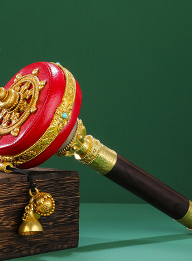 藏式黄铜手摇藏传民族