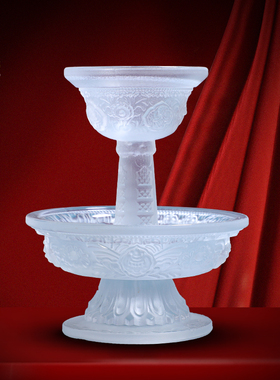 琉璃佛前供奉摆件密宗护法杯