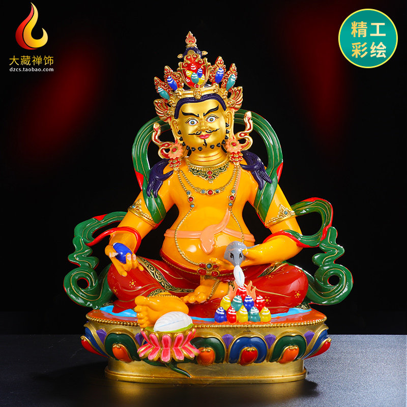 财神长寿文殊阿弥释迦药师四臂度母莲师金刚萨埵地藏彩绘佛像多款