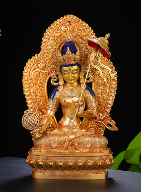 黄铜民族风客厅大白伞盖佛母