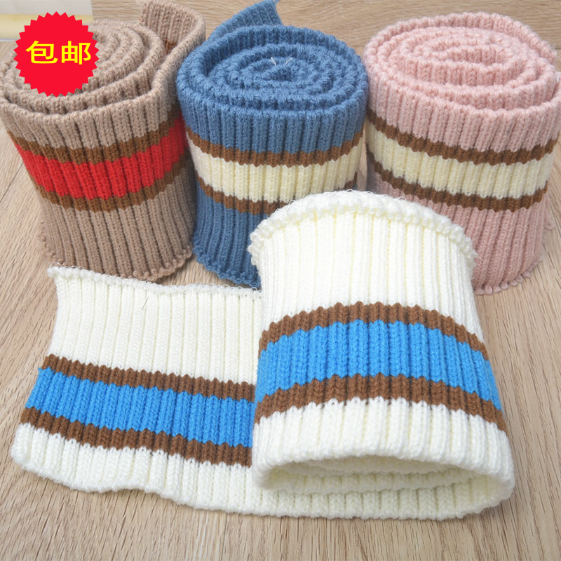 diy毛线加长服装领口下摆辅料