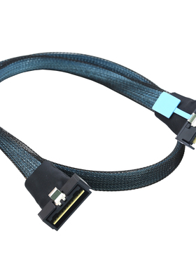 PCIE MCIO 8X转LP SlimSAS Low profile SFF-8654 74P高速连接线
