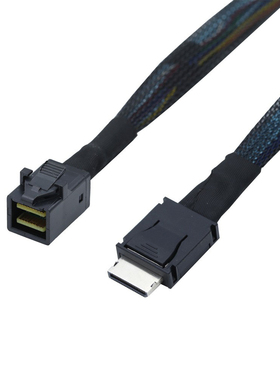 PCIE Oculink SFF 8611 4I转MINI SAS SFF-8643服务器机内连接线
