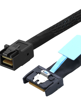 Gen5 MCIO Slimline SFF-8654 4i转HD SFF-8643 服务器数据连接线