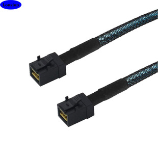 MINI SAS SFF-8643转SFF-8643 服务器 高速硬盘线 SFF8643数据线