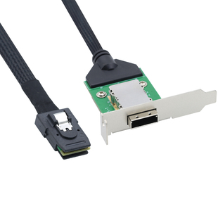MINI SAS HD SFF-8087转HD SFF-8088 PCBA母服务器机内外转换线束