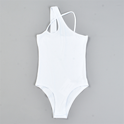 欧美风美背交叉吊带连体衣女L83050夏季弹力紧身辣妹装高叉打底衫