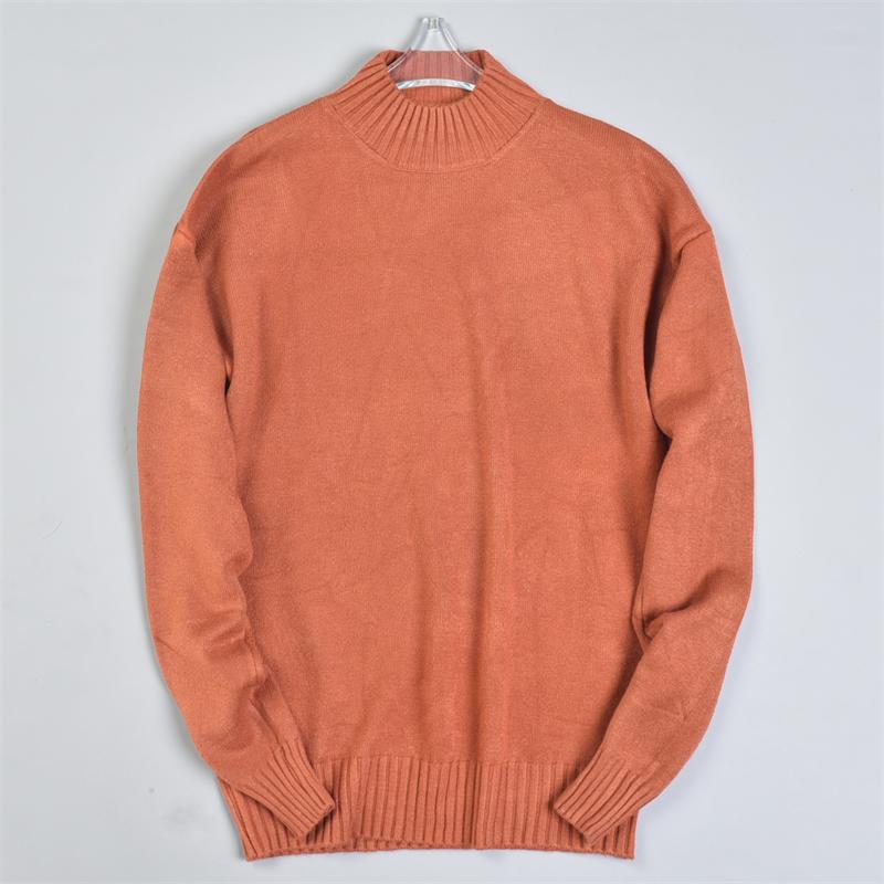 215韩版纯色半高领毛衣针织衫女L81152通勤百搭春秋冬长袖打底衫