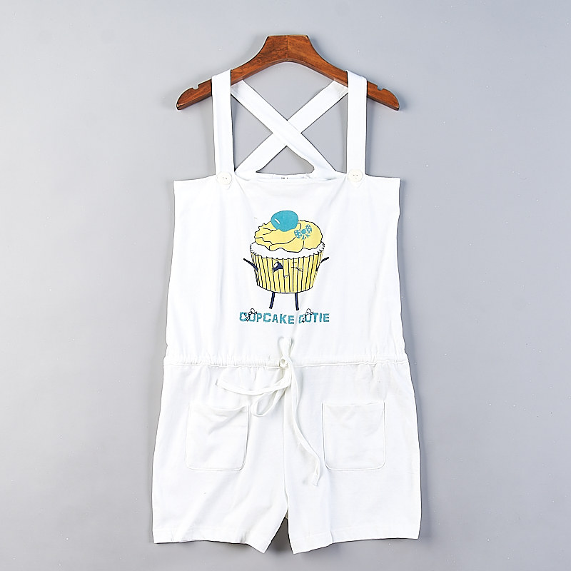 夏季减龄可爱学生范春连体直筒裤