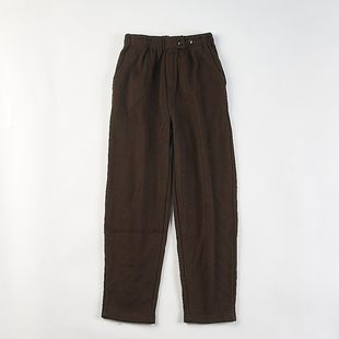 复古加绒加厚灯芯绒休闲裤 女H85148秋冬松紧高腰直筒显瘦百搭长裤