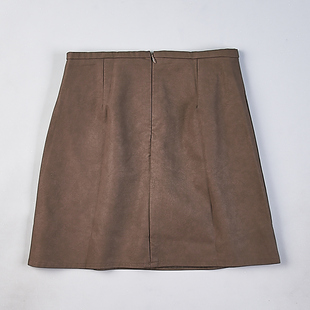 626韩版 中短裙子 高腰pu皮半身裙80348夏秋安全防走光显瘦a字时尚