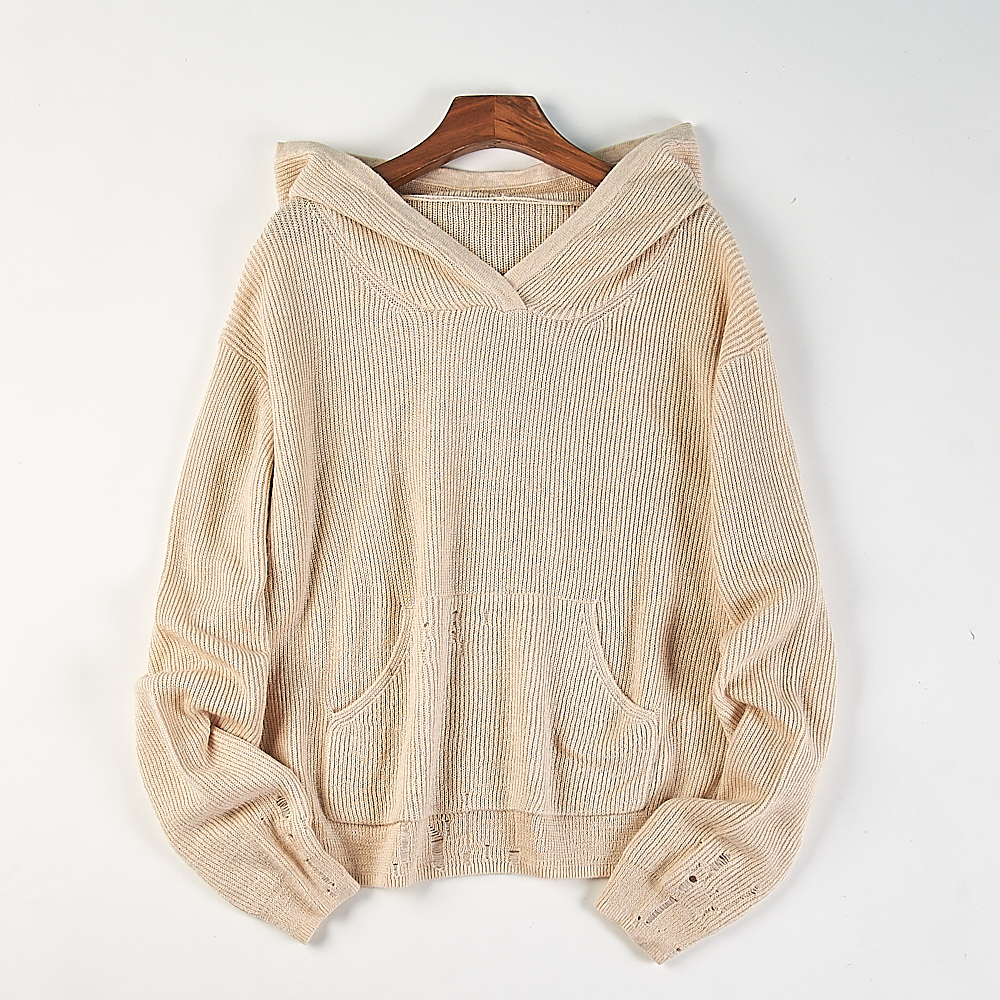 春秋宽松套头显瘦百搭针织上衣