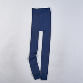 426纯色加厚加绒打底长裤 女80349秋冬高腰高弹瘦身提臀美体保暖裤