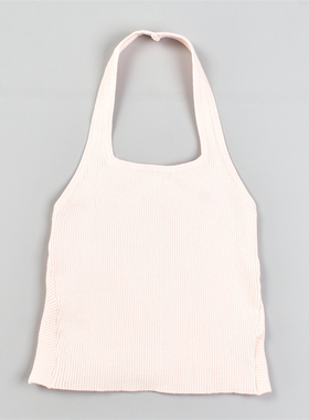 挂脖吊带小背心女L83063夏外穿高级感绝美内搭针织打底衫无袖上衣