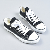 休闲百搭单鞋 外贸鞋 复古低帮板鞋 子34L81913经典 男女学生范帆布鞋