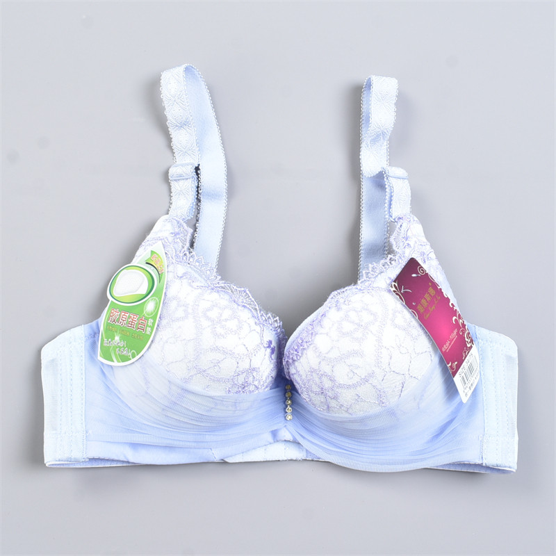 刺绣花边立挺杯文胸56L82537聚拢上托收副乳有钢圈调整型内衣胸罩