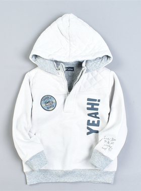 45外贸精品男女童加绒连帽卫衣81983春秋冬婴幼儿童长袖套头上衣