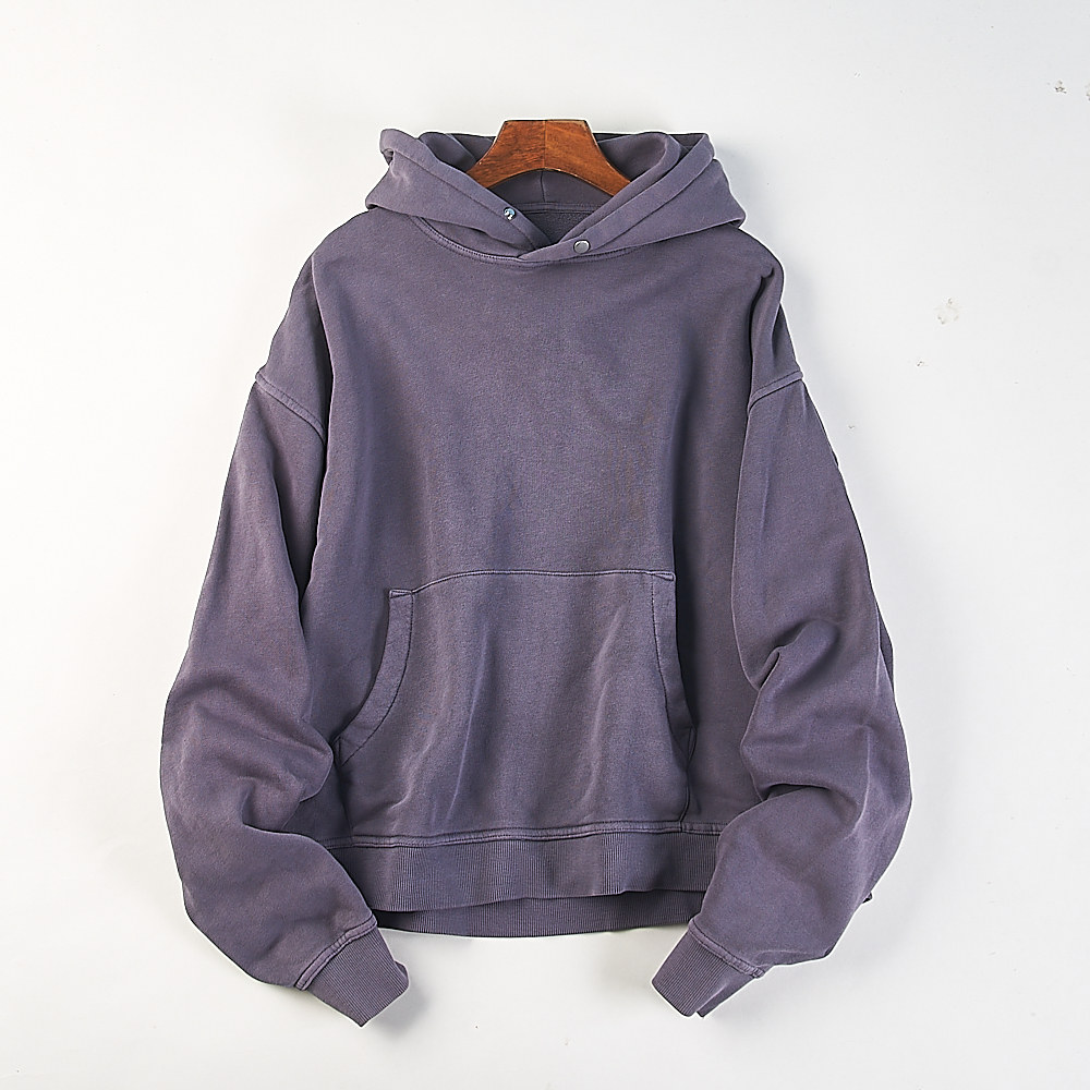 外贸美式中性风连帽卫衣男女