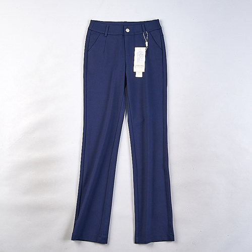 通勤休闲直筒裤修身铅笔长裤