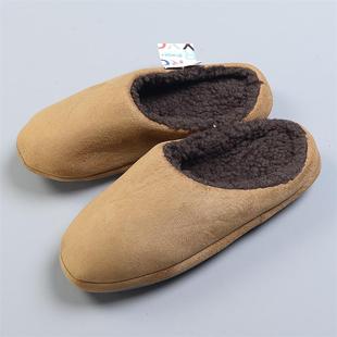 21春秋冬男女加绒棉拖鞋L80628加厚保暖静音防滑居家木地板拖鞋子