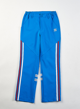 拼色反光条工装户外直筒裤男女H81970四季宽松休闲耐磨工作服长裤