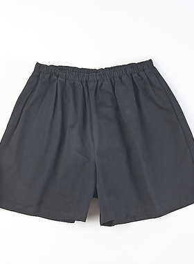 韩版纯色休闲短裤女生41H82126夏季新款松紧腰百搭学院风直筒热裤