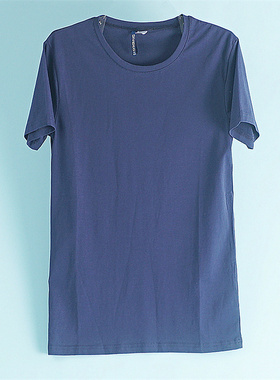 男士短袖T恤7.30S70342夏季简约纯色圆领衫青年居家休闲百搭上衣