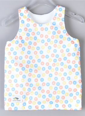 33外贸男女儿童装加绒背心L75752春秋亲肤超细棉纤维圆领无袖上衣