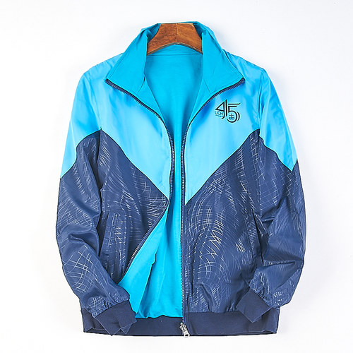 秋季立领长袖正反穿休闲上衣