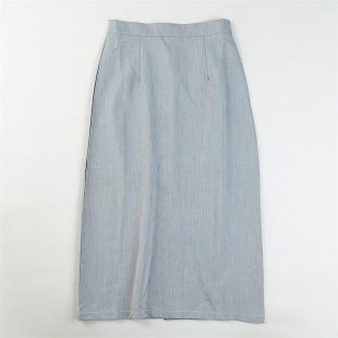 包臀开叉一步裙中长裙 半身裙女L85367春夏日系高腰修身 港式 OL风格