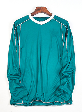 外贸V领速干透气长袖T恤男女5.27H82586运动健身休闲撞色宽松上衣