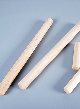 A10 实木头擀面杖面杆面棍家用饺子馄饨皮面棒厨房烘焙工具9月7日