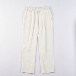 显瘦直筒哈伦九分裤 626品质韩版 中高腰大码 女73955夏季 纯色休闲裤