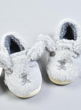 511高品质TPR大底男女儿童刺绣毛绒棉鞋L81715秋冬保暖宝宝童鞋子
