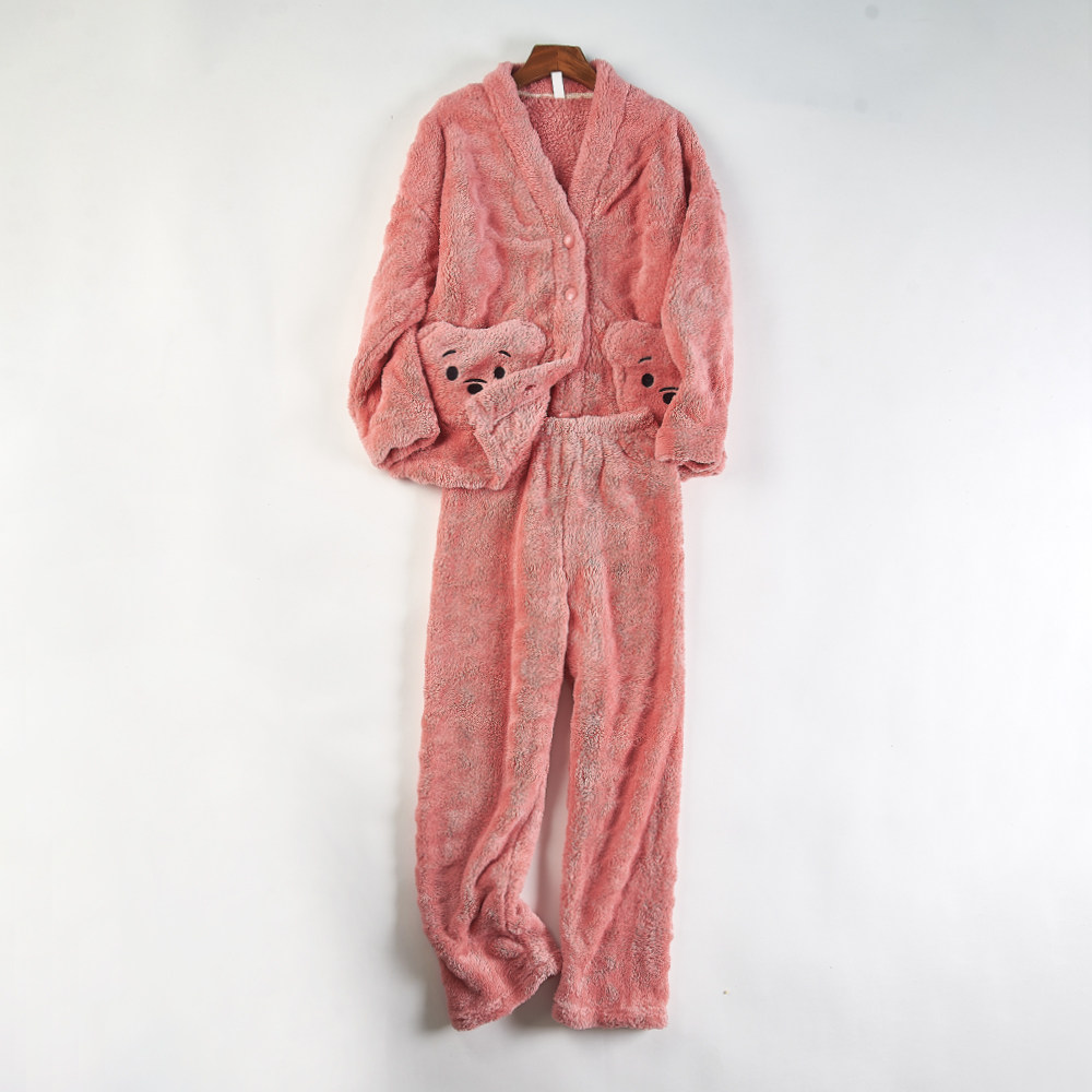 冬季加厚珊瑚绒睡衣女加大码H85321法兰绒卡通胖MM家居服两件套装,女士内衣/男士内衣/家居服,睡衣/家居服套装,淘宝优惠券,粉丝福利购,淘宝优惠卷