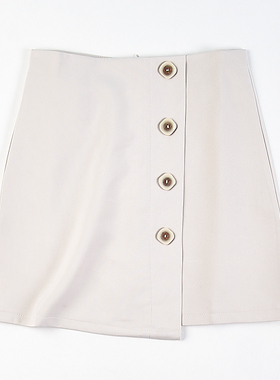 高端品质高腰中短裙女3.25H81904春夏修身包臀气质纯色通勤半身裙