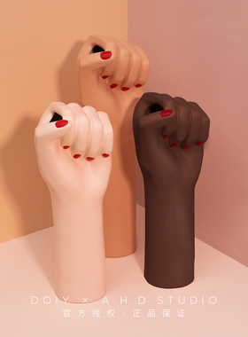 DOIY现货西班牙女子力花瓶 花器北欧ins创意艺术女权摆件精致礼物