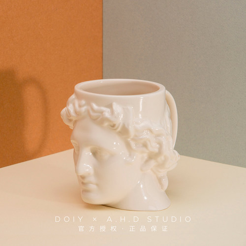DOIY现货西班牙阿波罗马克杯北欧创意礼物神像咖啡杯水杯精致礼物 - 封面