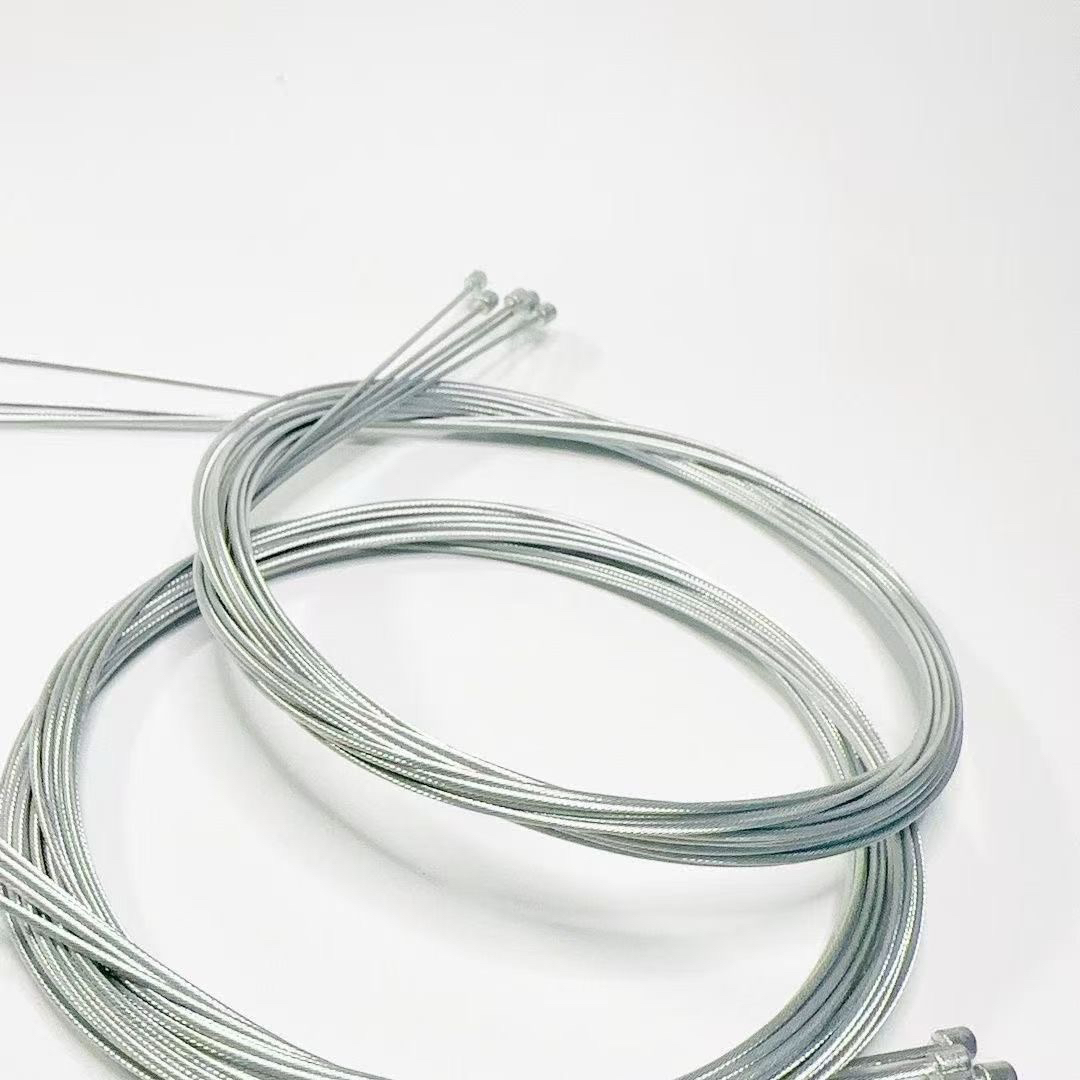 304钢丝绳5米含铝套不锈钢色