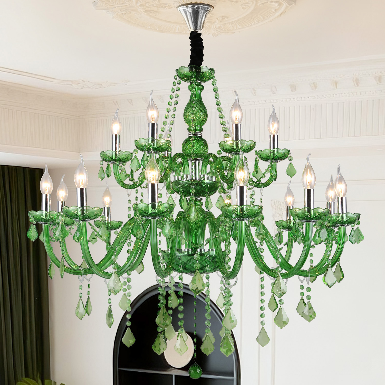 餐吧卧室酒店书房欧式水晶吊灯