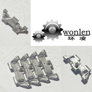 093 美国 坦克模型金属履带 M41 坦克配件 环凌