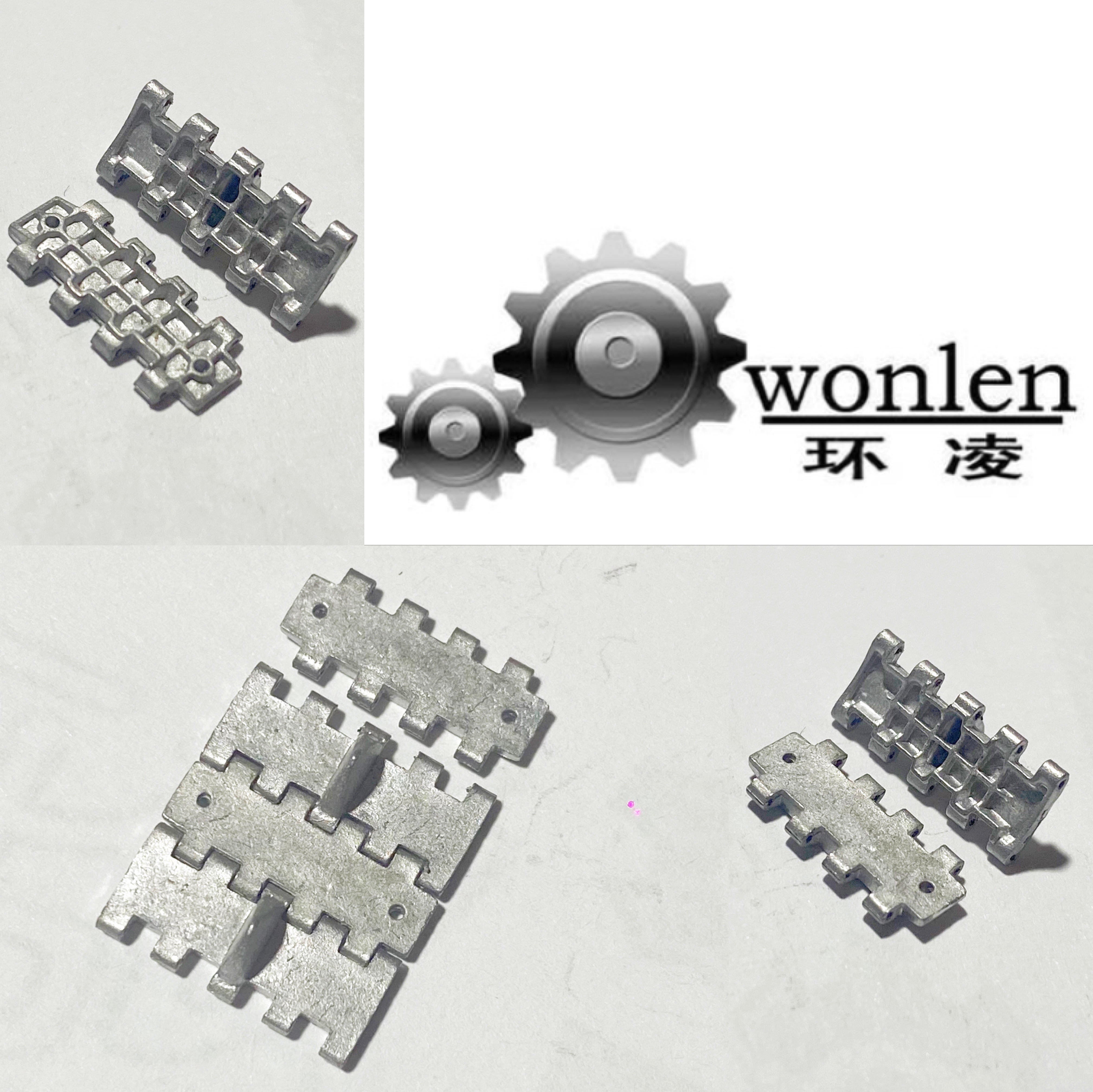 本店金属履带可代工拼接成品，需要请联系