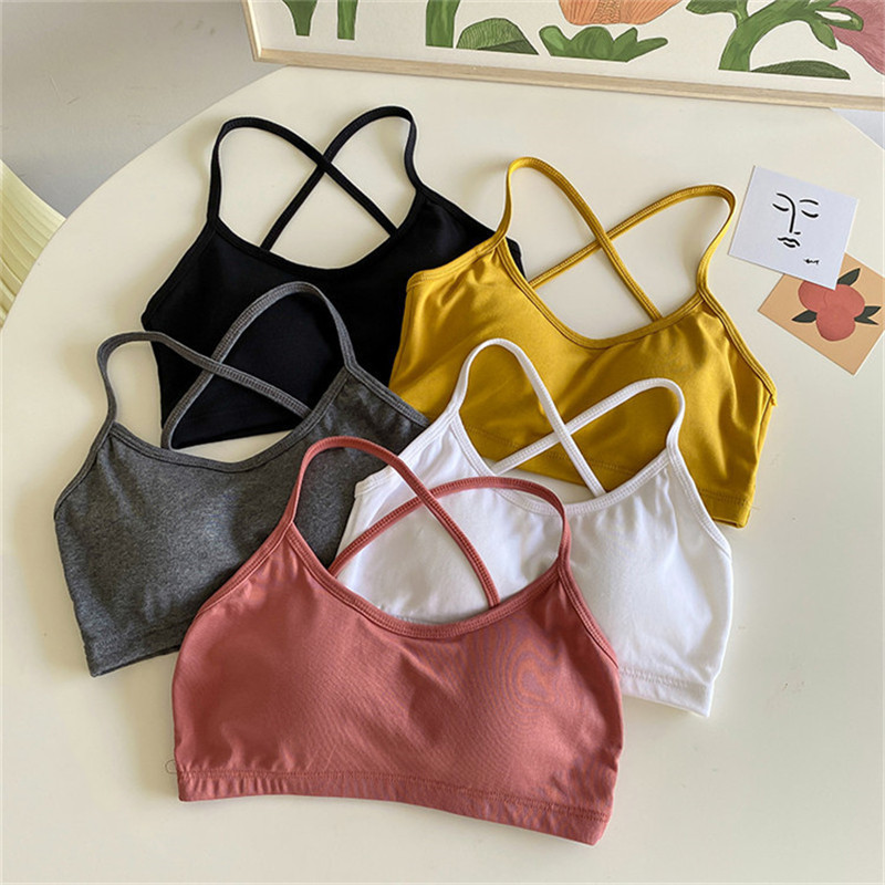 Real price real shot ~ 2021 summer new back bra sling popular sports underwear women's Vest summer