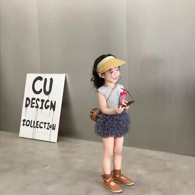 女童夏季tutu裤裙两件套高品质