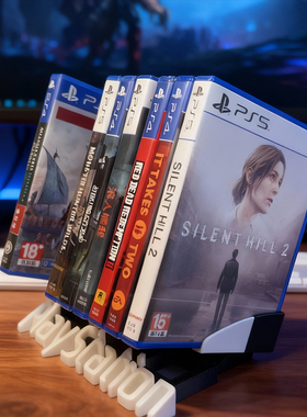 PS4/PS5游戏光盘专用收纳盒 Switch1/2游戏卡带专用展示架置物架