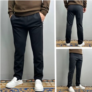 上班裤 杰克朗博 休闲裤 松紧腰高弹直筒男士 子2802 出行二号