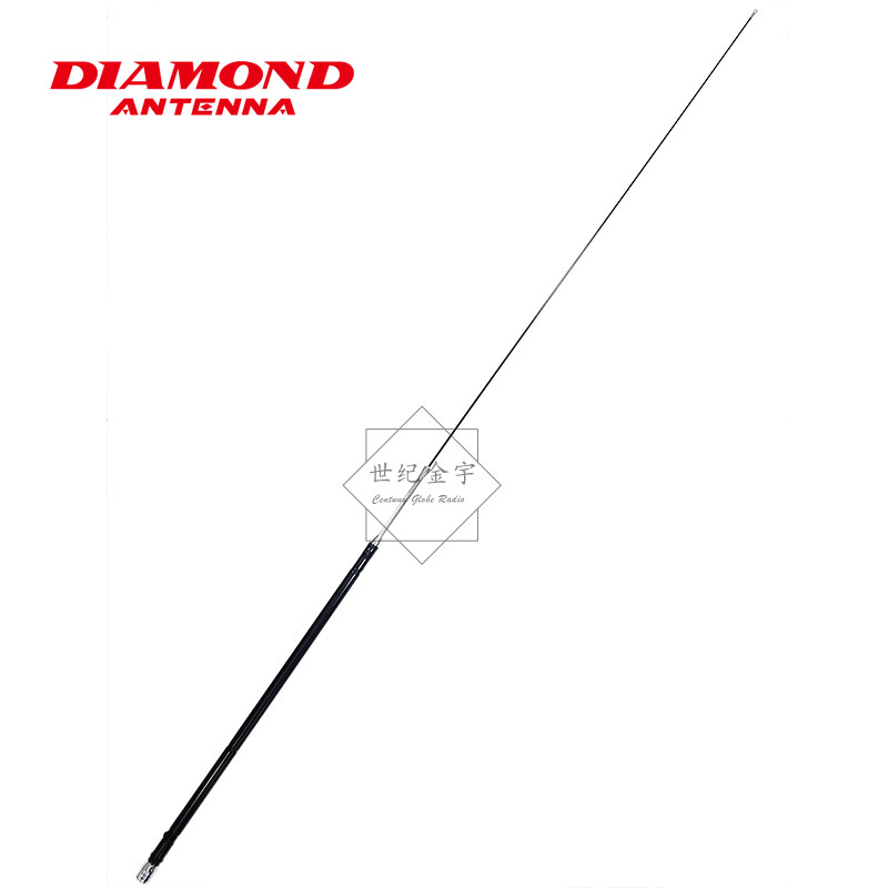 日本钻石天线HF80FX 短波电台车载/固定单频段天线3.5MHz 140cm