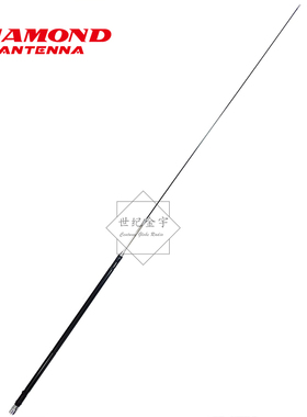 日本钻石天线HF80FX 短波电台车载/固定单频段天线3.5MHz 140cm