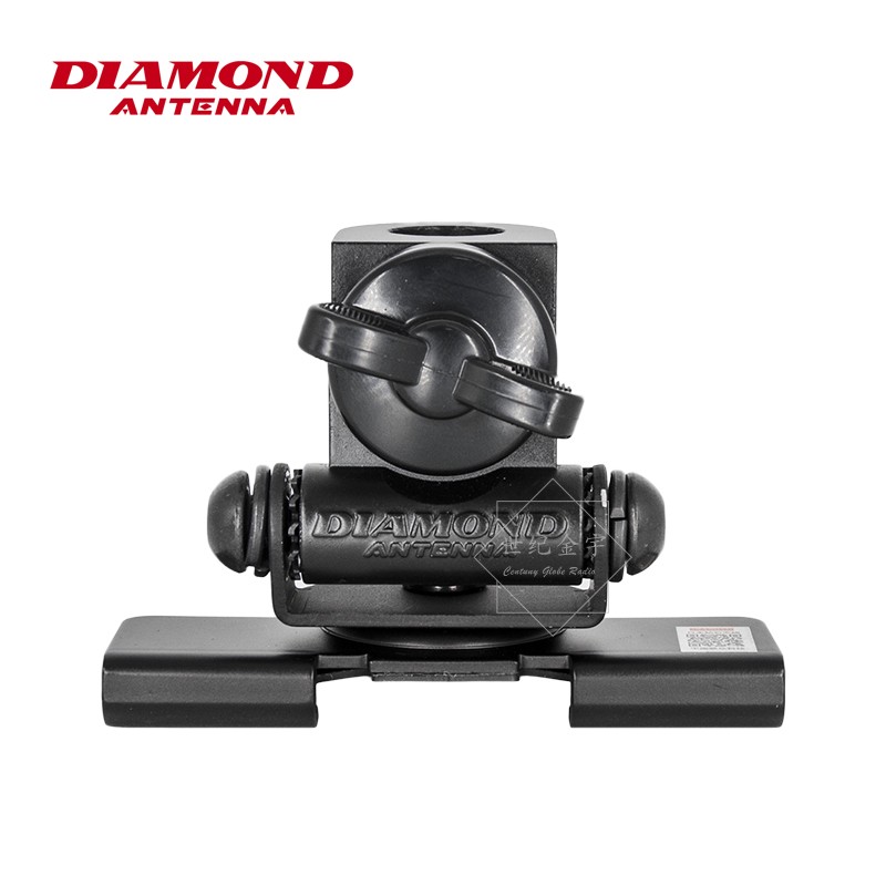 日本钻石天线夹边 K415 车载电台车台天线卡边支架三轴变角