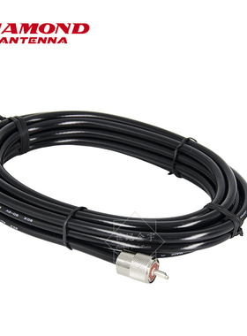 日本钻石天线 5D5MJ 对讲机通讯连接线 -5线径 5米 MJ-MK 馈线